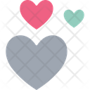 Hearts In Love Love Icon