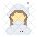 Astronaut Cosmonaut Woman Icon