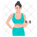Female Bodybuilder Avatar Icon