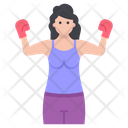 Female Boxer Icon