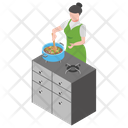 Female Chef  Icon