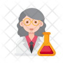 Female Chemist Icon