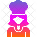 Female Cook  Icon