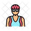 Female Cyclist Icon