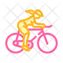 Female Cyclist Icon