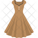 Festive Dress Skirt Icon