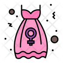 Female Dress Clothes Party Frock Icon