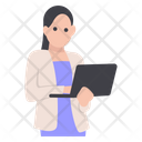 Female Employee Avatar Icon