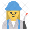 Female Engineer  Icon