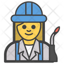 Female Engineer  Icon