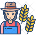 Awoman Farmer Icon