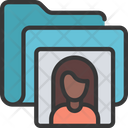 Female Folder Icon