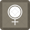 Female gender Icon - Download in Glyph Style