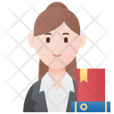 Female Librarian Icon