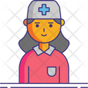 Female Nurse Medical Person Nurse Icon
