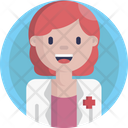Pharmacy Pharmacist Female Icon