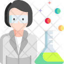 Female Scientist Scientist Avatar Icon