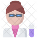 Female Scientist Scientist Science Icon