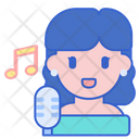 Female Singer  Icon