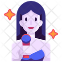Female Singer  Icon