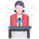 Female Speech  Icon
