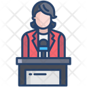 Female Speech  Icon