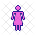 Female Toilet Sign Icon