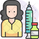 Female Vaccination  Icon