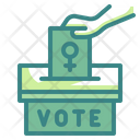 Female Vote Icon