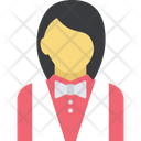 Female Waiter Icon