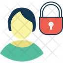 Female With Lock Icon