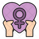 Feminism Heart  Icon