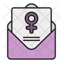 Feminism Letter Icon