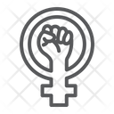 Feminism Power  Icon