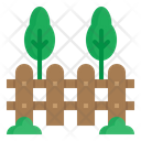 Fence Farm Tree Icon