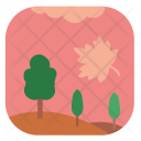 Field Tree Leaf Icon