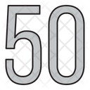Numbers Days 50 Icon