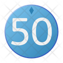 Fifty Coin Crystal Icon