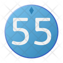 Fifty Five Coin Crystal Icon