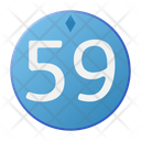 Fifty Nine Coin Crystal Icon