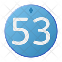 Fifty Three Coin Crystal Icon