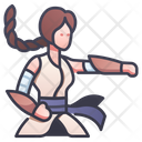 Fighter Woman Icon