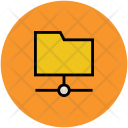 File Folder Connected Icon