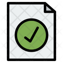 Complete Document Selected Icon