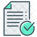 File Completed Confirmation Icon