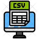 File Csv Icon