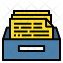 File Drawer File Cabinet Icon