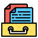 File Drawer Files Storage Icon
