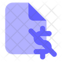 File Document Dollar Icon