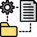 File Management Execution Process Icon